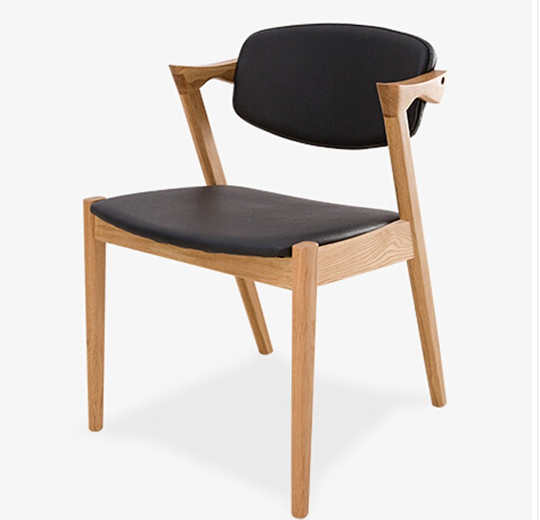 北欧 Z型实木椅 简约现代个性实木餐椅子 休闲咖啡椅设计师家具