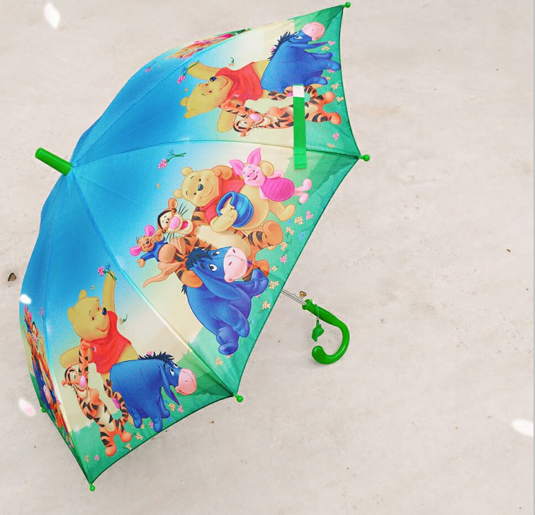 2015新款儿童雨伞创意卡通晴雨伞两用小伞男女童公主伞长柄半自动