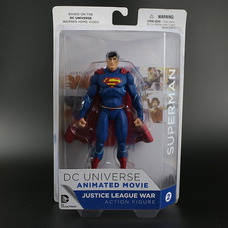 百分百正版DC少年超人正义联盟DC宇宙超人可动人偶手办模型包邮