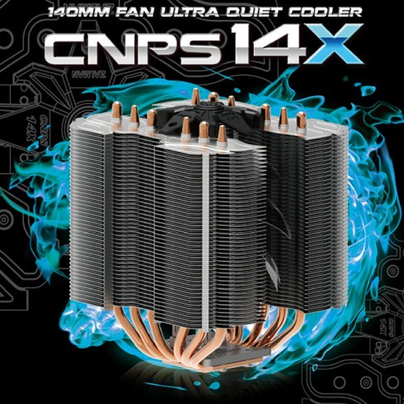 ZALMAN/扎曼CNPS14X 双塔侧吹 全平台CPU散热器 风扇 纯铜底6热管