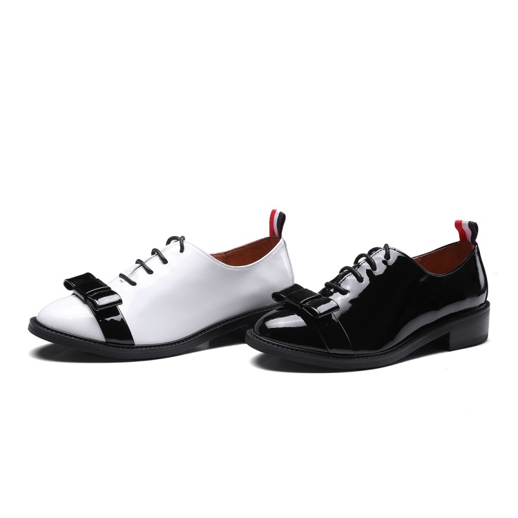 SEVEN LUNA~2专柜正品代购 016秋冬款漆皮系带低跟单鞋女鞋SLAM98
