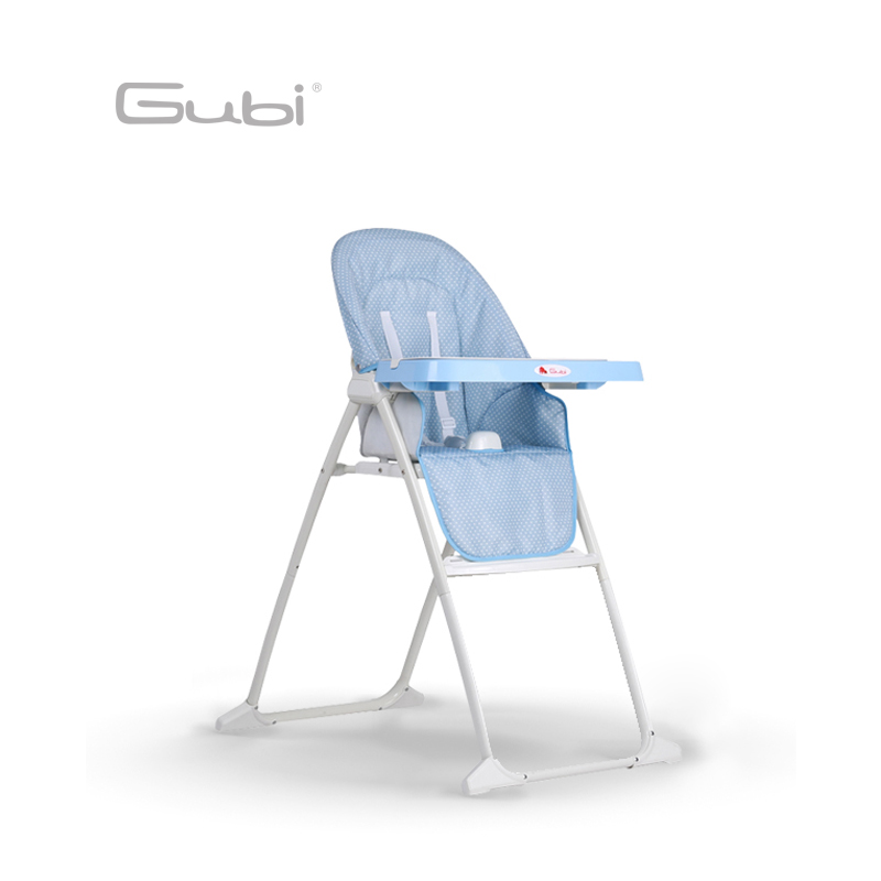 gubi儿童餐椅可调节多功能折叠宝宝吃饭餐桌椅子0-3岁使用