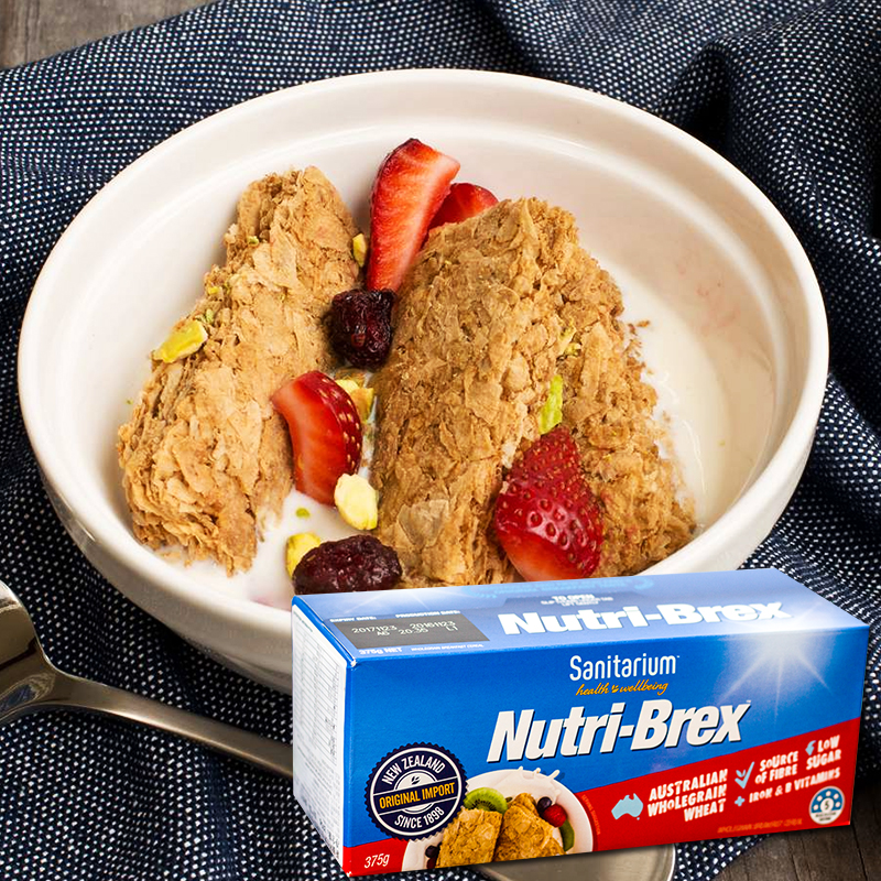 新西兰进口麦片Nutri-Brex新康利优粹麦谷物即食麦片营养早餐375g