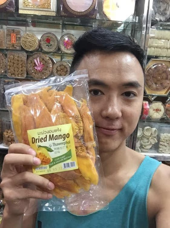 泰国曼谷发货进口芒果干dried mango无添加无糖原味500g 3件包邮