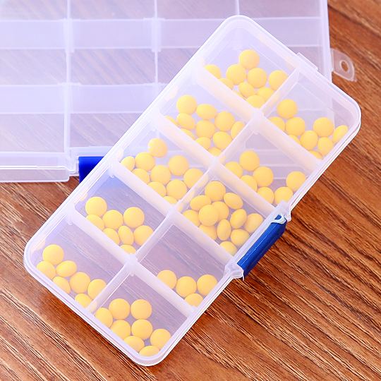 可爱精致旅行小药盒 收纳密封小盒 塑料透明盒盒 便携迷你分药盒