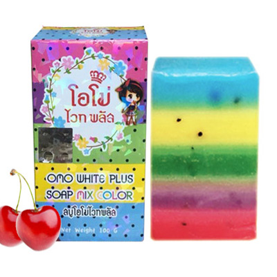 【天天特价】泰国全身美白 水果彩虹皂 天然提取精油皂 美白保湿